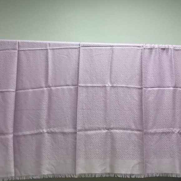 Fendi Pastel Purple Logo Scarf - Picture 2 of 4